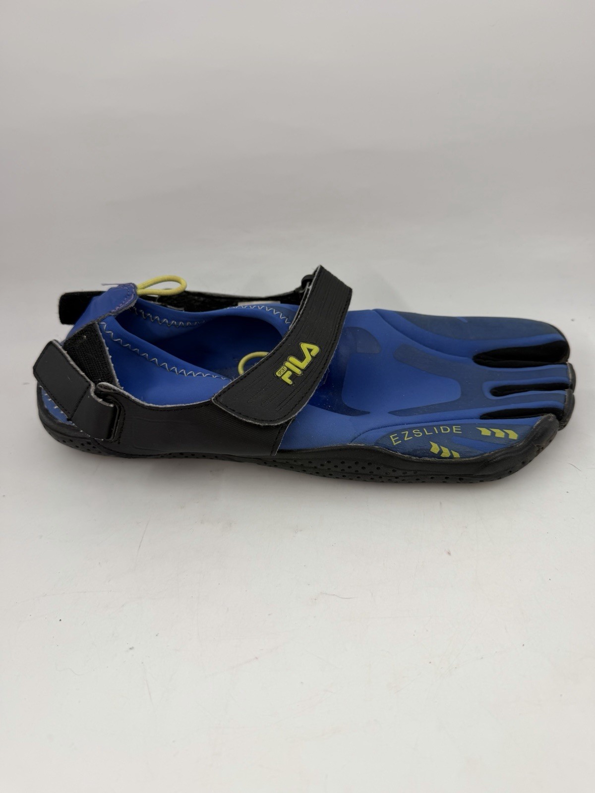 Fila Men’s Skele-Toes Blue Black -SZ 12- EZ-Slide Drainage Water Shoes #73277