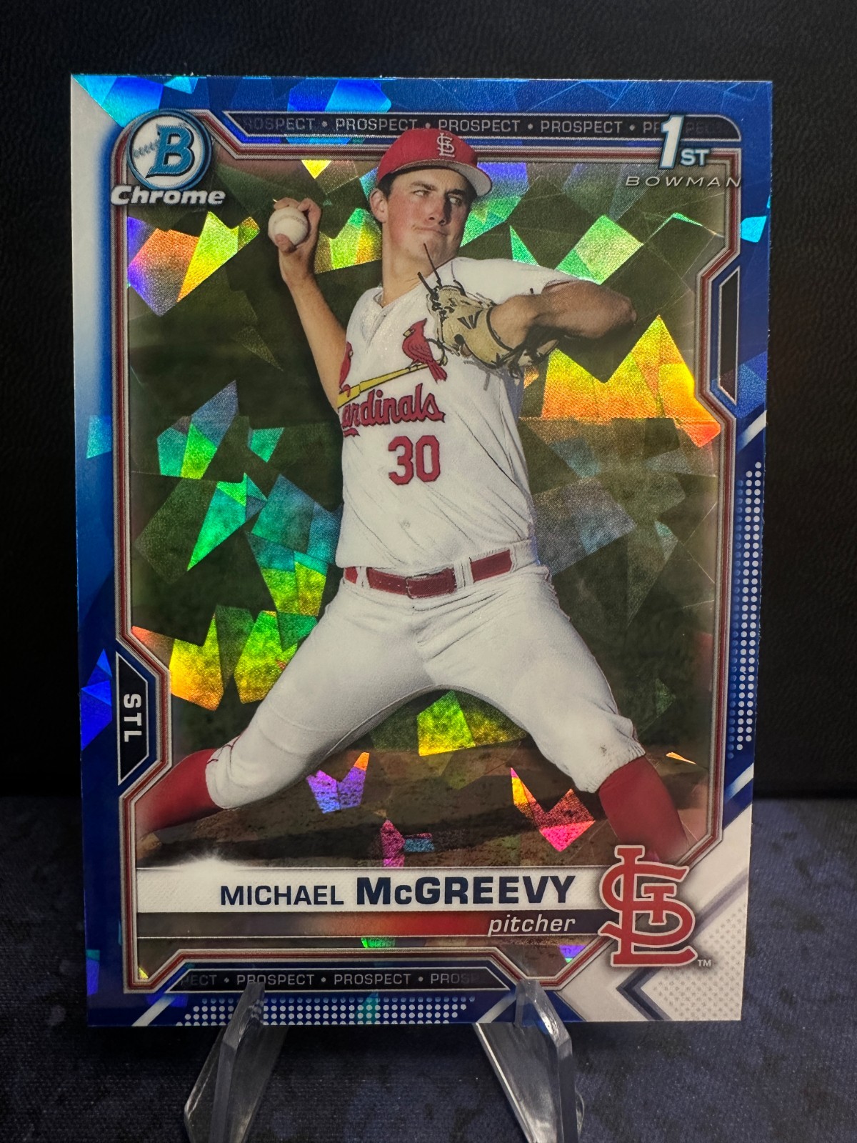 2021 Bowman Chrome Draft Sapphire Edition - Michael McGreevy 1st Bowman #BDC-91