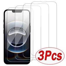 3X Tempered Glass Screen Protector Full Cover For iPhone 16 15 14 13 12 11 Pro