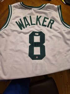 Boston Celtics Antoine Walker Autographed Jersey #8 – Prime Time COA, Wilder COA