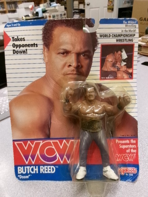 Butch Reed unopened figure WCW Galoob new WWE, Good Toys And Games