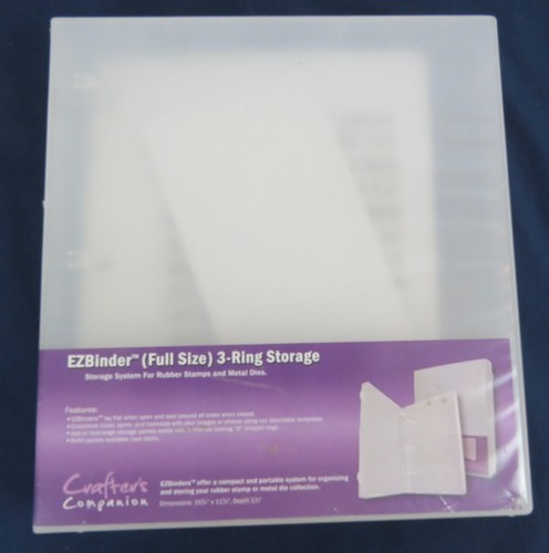 Bundle Crafter’s Companion Ez Binder  3-Ring Storage & Magnetic Inserts + MORE!