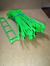 24 K'NEX GreenRoller Coaster Track Pieces 8" Straight Micro Part KNEX