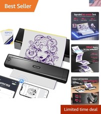 High-Definition Wireless Thermal Tattoo Printer - Rechargeable Portable Design