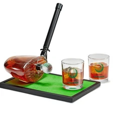 Golf Gifts for Men Dad, Kollea Golf Club Whiskey Decanter with Shot Glasses, ...