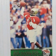 Pacific 2000 Joe Hamilton #419 Rookie Georgia Tech Buccaneers Football Card. rookie card picture