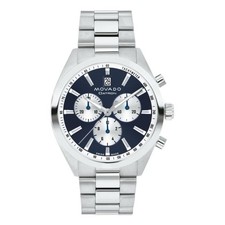 Movado Heritage Series Datron Blue Dial Quart...