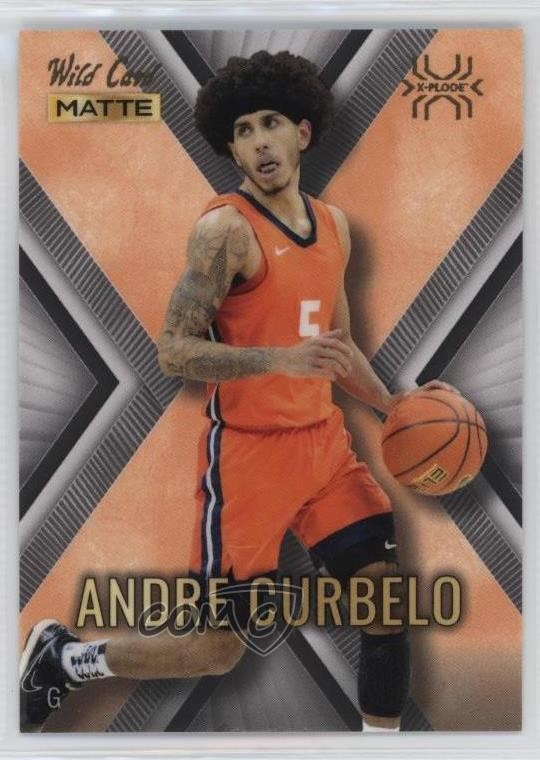 2022 Wild Card Matte Draft X-Plode White - Orange X Andre Curbelo #MXP-45 16wc