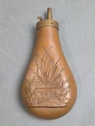 Vintage US Civil War Reproduction Copper & Brass Powder Flask