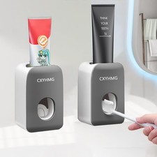Automatic Toothpaste Dispenser for , Toothpaste Squeezer, 2Black