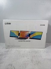 G-STORY Triple Laptop Screen Extender, 14" FHD 1080P One Cable Connect NEW
