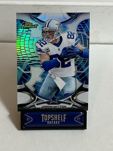 Carte Sportive Tony Romo 2015 Topps Finest Signée - Authentifiée JSA, Dallas Cowboys