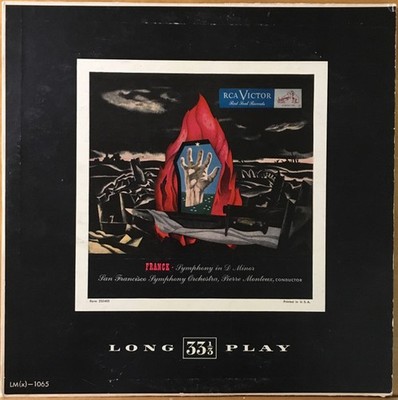 César Franck - San Francisco Symphony, Pierre Monteux, Symphony In D Minor, (LP