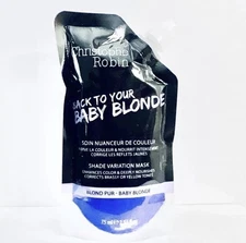 Christophe Robin Shade Variation Mask Baby Blonde 2.53oz Purple Toning Hair Mask