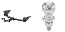 CURT Trailer Hitch Tow Cargo Kit 1-1/4in Receiver, 2in Ball Mount 116363 40164