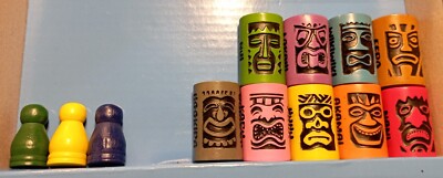 Tiki Topple - easy play Schmidt: TIKIS
