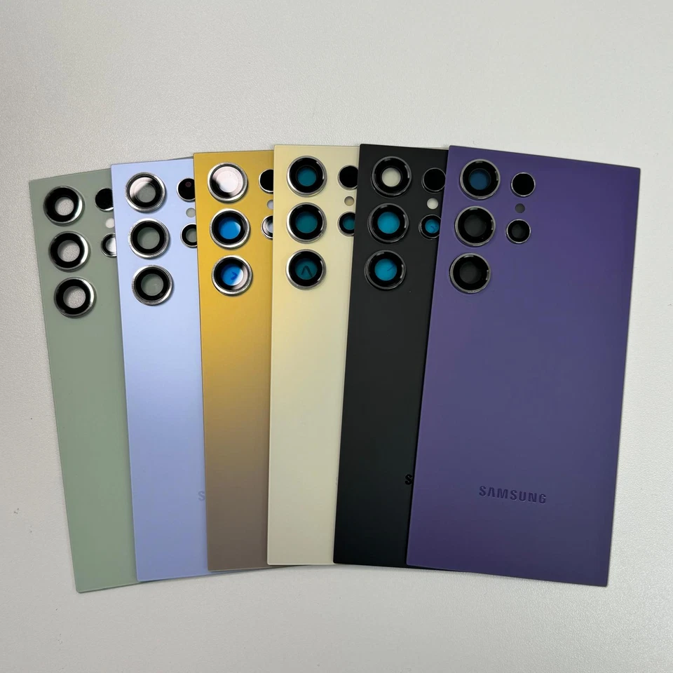 Samsung Galaxy S24 Ultra Akkudeckel Backcover Kameraglas Linse SM-S928B Kleber