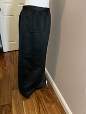Vintage Julie Duroche Evening After Five Black Long Skirt