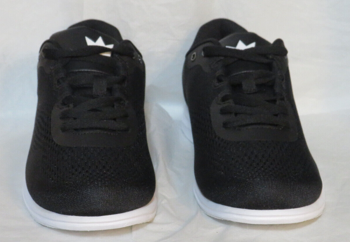 BRUNSWICK WOMENS BOWLING SHOE US 10 M AXIS BLACK UNIVERSAL SLIDE AMBI