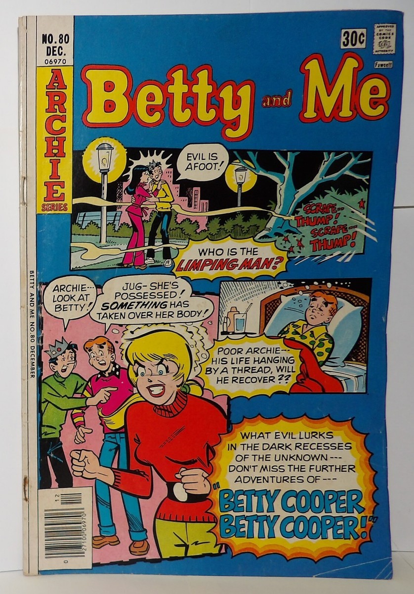 Archie Series Betty And Me #80 December 1976 Limping Man | eBay