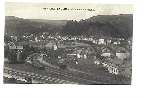 29 - CHATEAULIN - VUE PRISE DE LA ROUTE DE PLEYBEN