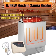 Sauna Stove for Traditional Sauna Spa /6/9KW Stainless Steel Sauna Heater US