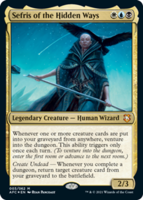 x1 Sefris of the Hidden Ways - Foil M MTG Commander Adventures in