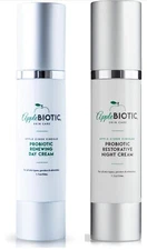 AppleBiotic Apple Cider Vinegar Face Day & Night Cream Duo, Face Moisturizer