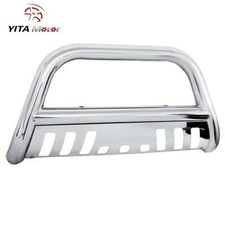 Dodge Bull Bars Chrome Steel Bull Bar Push Bumper Grille Guard fits for 2009-2018 Dodge Ram 1500