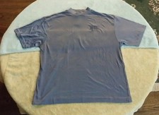2006 Old Pasadena CA Jazz Fest Size  L  Blue Silk/Cotton T-Shirt Festival Music