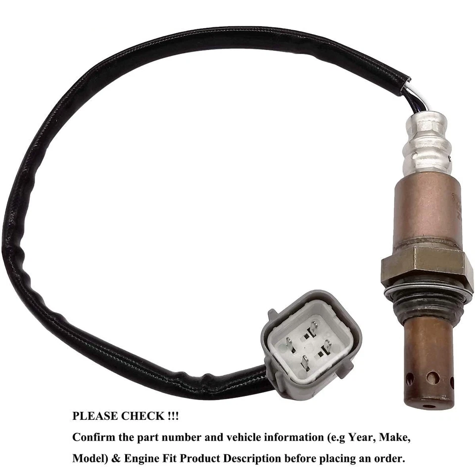 Sensor de oxígeno O2 aguas arriba y aguas abajo 4 piezas para Nissan GT-R 2009-2021 3,8 L turbo Foto 4 de 4