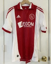 Adidas AJAX AMSTERDAM 2011 2012 HOME MEN  S FOOTBALL JERSEY Size SMALL V13898 VGC