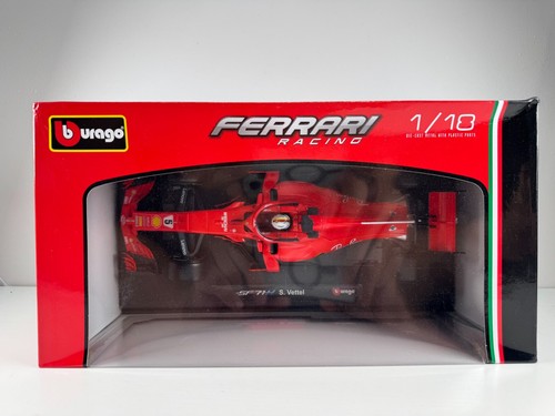 Bburago S Vettel SF71H F1 Formula 1 Ferrari Racing Shell 1/18 Scale Diecast - Picture 7 of 9
