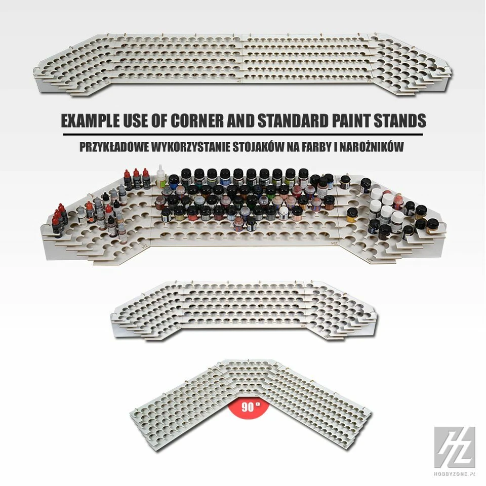 HobbyZone Farbhalter Farbrack verschiedene Größen Formen (Paint Stand) NEU groß