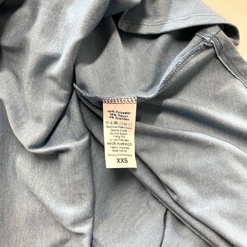 LuLaRoe Carly Damen XXS Blau Colorblock Swing Kleid Neu mit Etikett Kurzarm - Bild 5 von 5