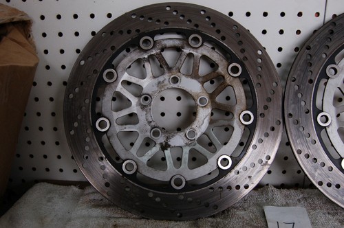 1996 SUZUKI RF900 FRONT BRAKE ROTORS - 1 PAIR - Foto 2 di 6