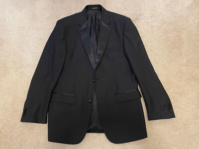MEN'S PRONTO UOMO BLACK TUXEDO JACKET SIZE 42 LONG