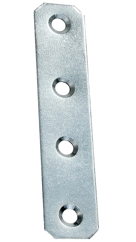 10 X Flat Connectors 80 X 16 X 1.5 Mm Wood Connectors Connection Plates