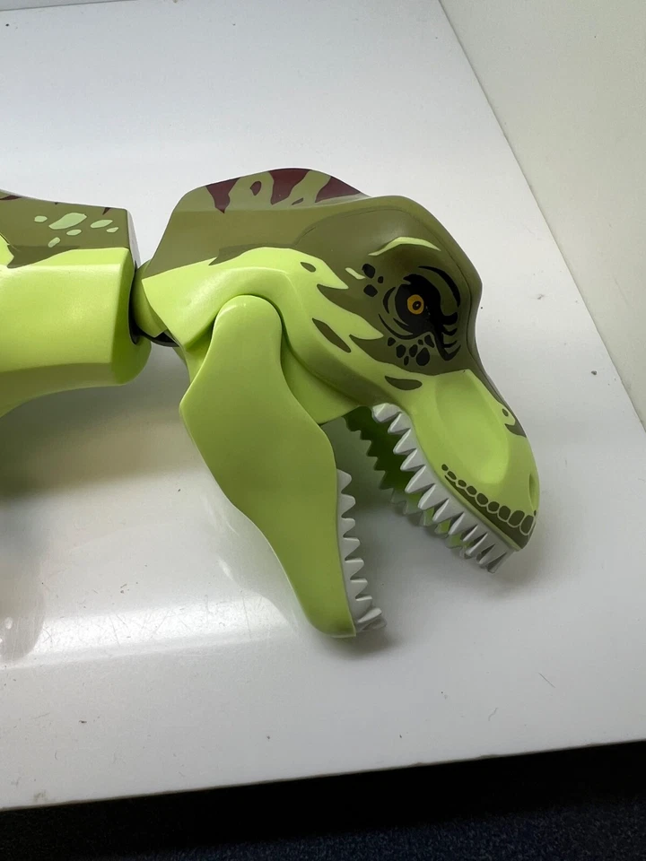 LEGO Yellowish Green Dinosaur Tyrannosaurus rex with Olive Green Back REAL LEGO - Image 3 of 4