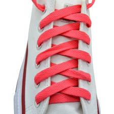 Flat 27,36,45,54,63" Athletic "Coral" Shoelace Sneaker Strings 1,2,4,6,12 Pairs