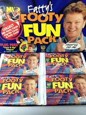 1997 Dynamic Rugby League Cards Fatty Fun Pack 4-Sealed Pack Unit