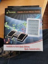 Donner Hands Free Page Turner Pedal Music for Mac PC, iPad or Android Tablet New
