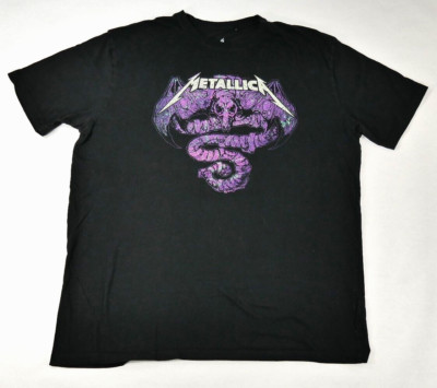 Metallica Roam Oxidized Purple - Anthem Black Premium T Shirt Mens 3XL Vintage