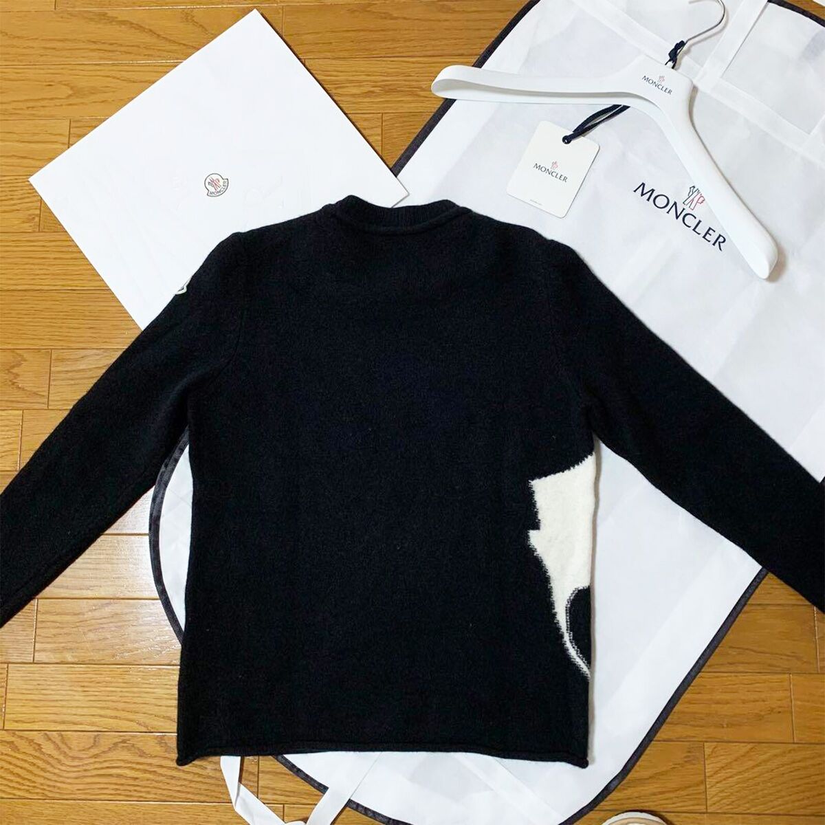 MONCLER Felix the Cat GIROCOLLO TRICOT Cashmere Knit Sweater MONCLER Felix the Cat GIROCOLLO TRICOT Cashmere Knit Sweater