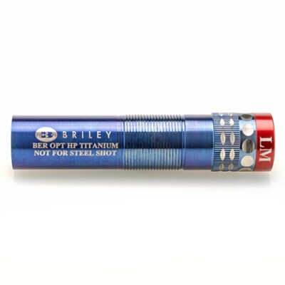 SET OF 3 BRILEY TITANIUM BERETTA OPTIMA HP CHOKE TUBES WITH CASE