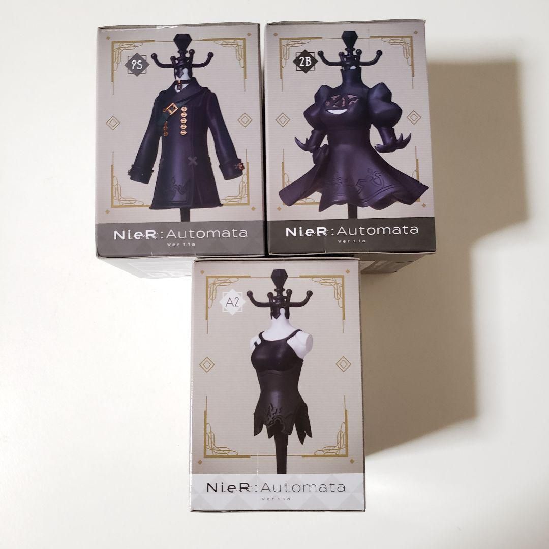 NieR:Automata Ver1.1a Accessory Stand Figure 2B 9S A2 set of 3
