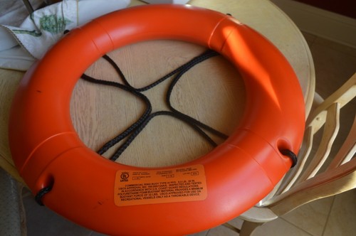 Coleman 1030 Orange Ring Buoy 5lb 30" PRIMO NEVER USED. MANUFACTURED JAN 2016