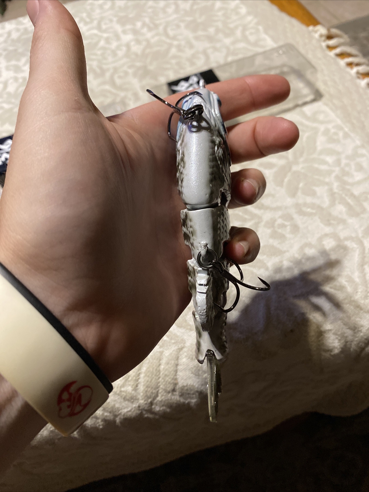 3:16 Lure Co. Swimbait 5 FS Gill Lot Of 2-(1) SS/(1)F BaitWorks Custom Color - Image 11