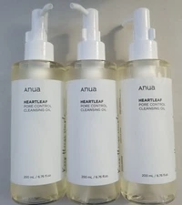 3 Anua Heartleaf Pore Control Cleansing Oil 200ml Exp. 07/2026 +