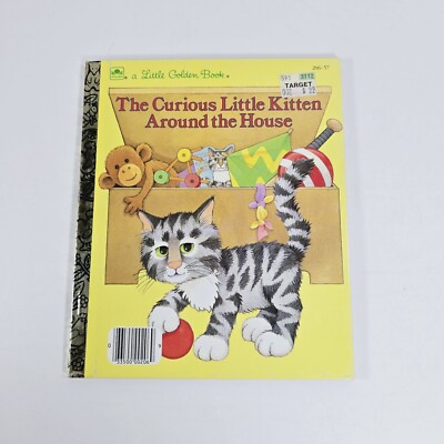 Golden Books The Curious Little Kitten Around The House Linda Hayward ...